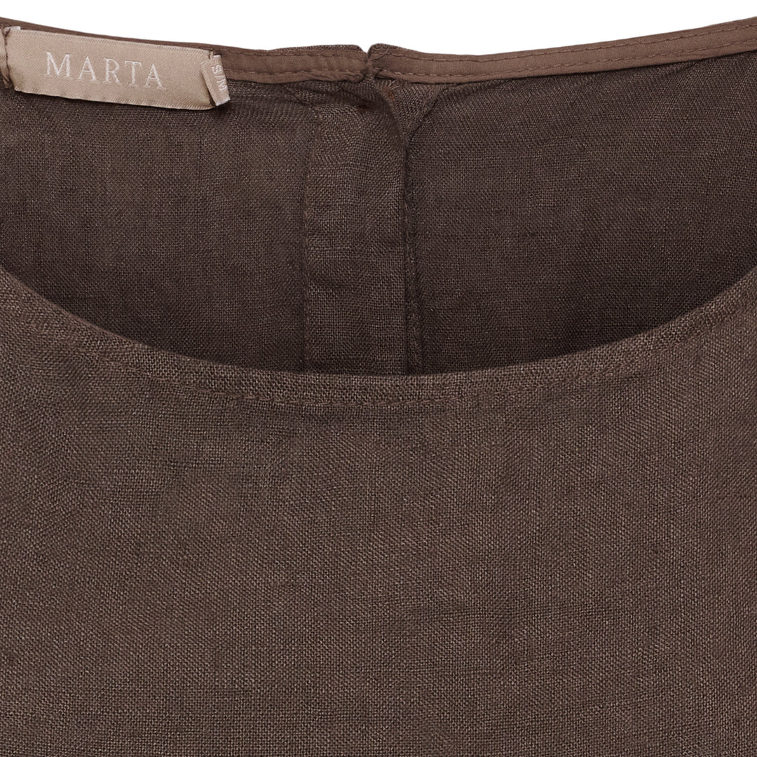 MARTA DU CHATEAU - TOP - ALESSIA 258917 - MOCCA