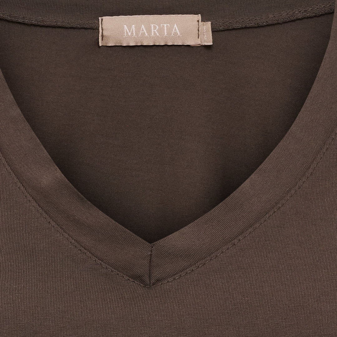 MARTA DU CHATEAU - T-SHIRT - SABELA 26100 - MORO