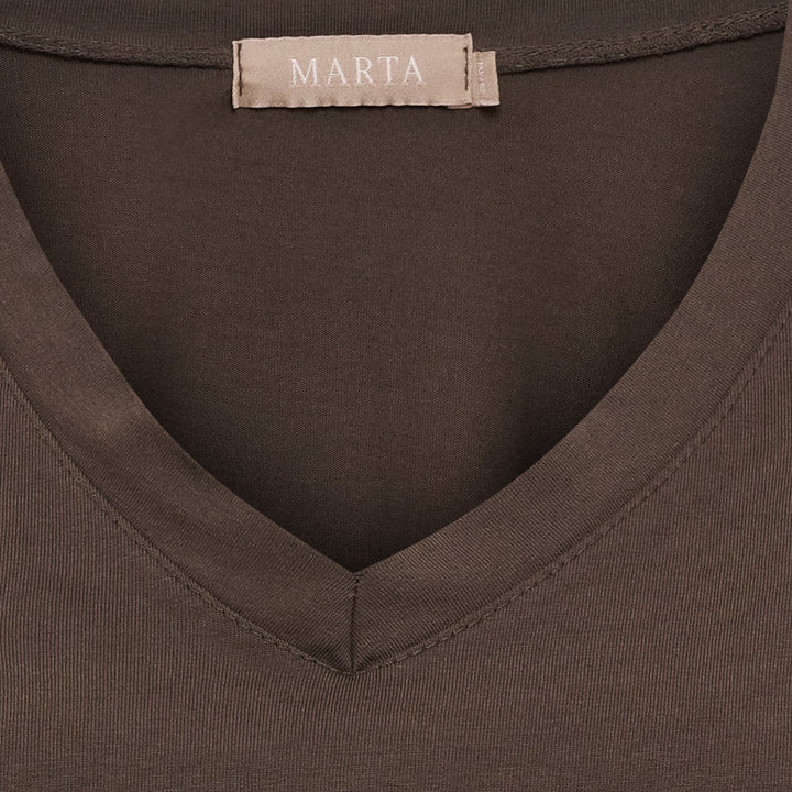 MARTA DU CHATEAU - T-SHIRT - SABELA 26100 - MORO