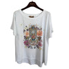 MARTA DU CHATEAU - T-SHIRT - 26126 JESSIA - WHITE