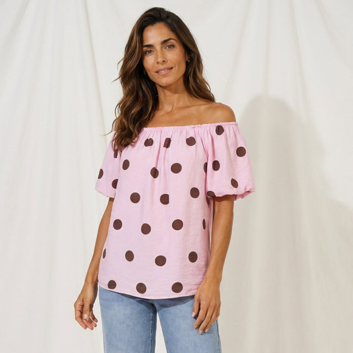 MARTA DU CHATEAU - TOP - LUCINA 26136 - PINK