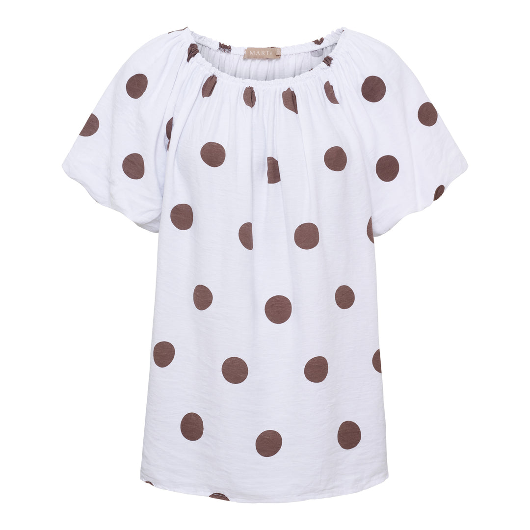 MARTA DU CHATEAU - TOP - LUCINA 26136 - WHITE