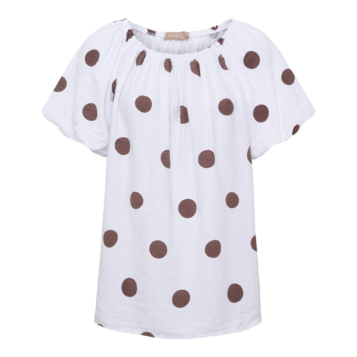 MARTA DU CHATEAU - TOP - LUCINA 26136 - WHITE