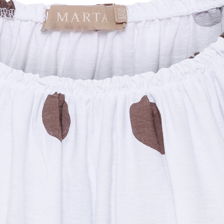 MARTA DU CHATEAU - TOP - LUCINA 26136 - WHITE