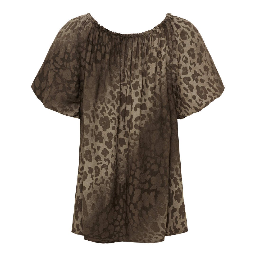 MARTA DU CHATEAU - TOP - LUCIANA 26136 - BROWN LEO