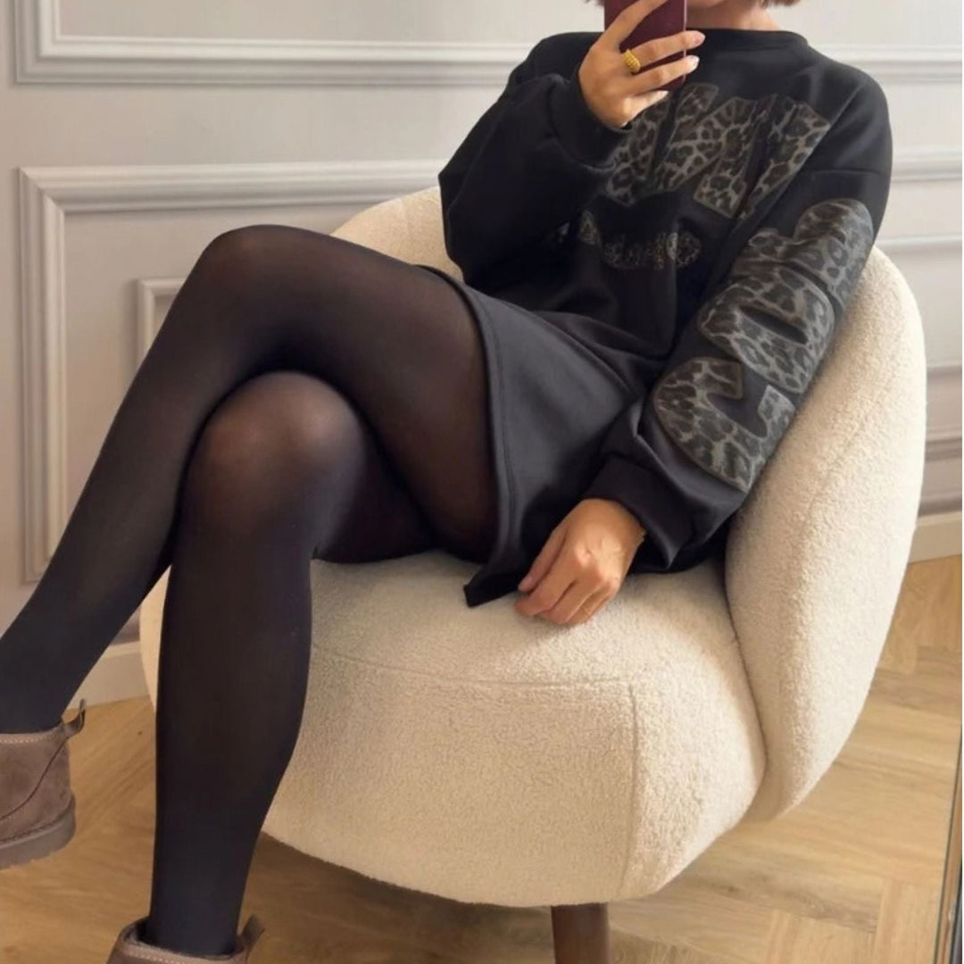 MARTA DU CHATEAU - KJOLE - CANNES 26188 - NERO/LEO