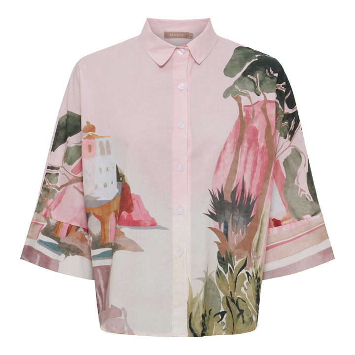 MARTA DU CHATEAU - SKJORTE - JARLENE 268386/1 - PINK