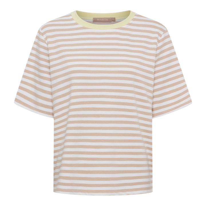 MARTA DU CHATEAU - T-SHIRT - JAMILA 268402 - BEIGE33/GUL7