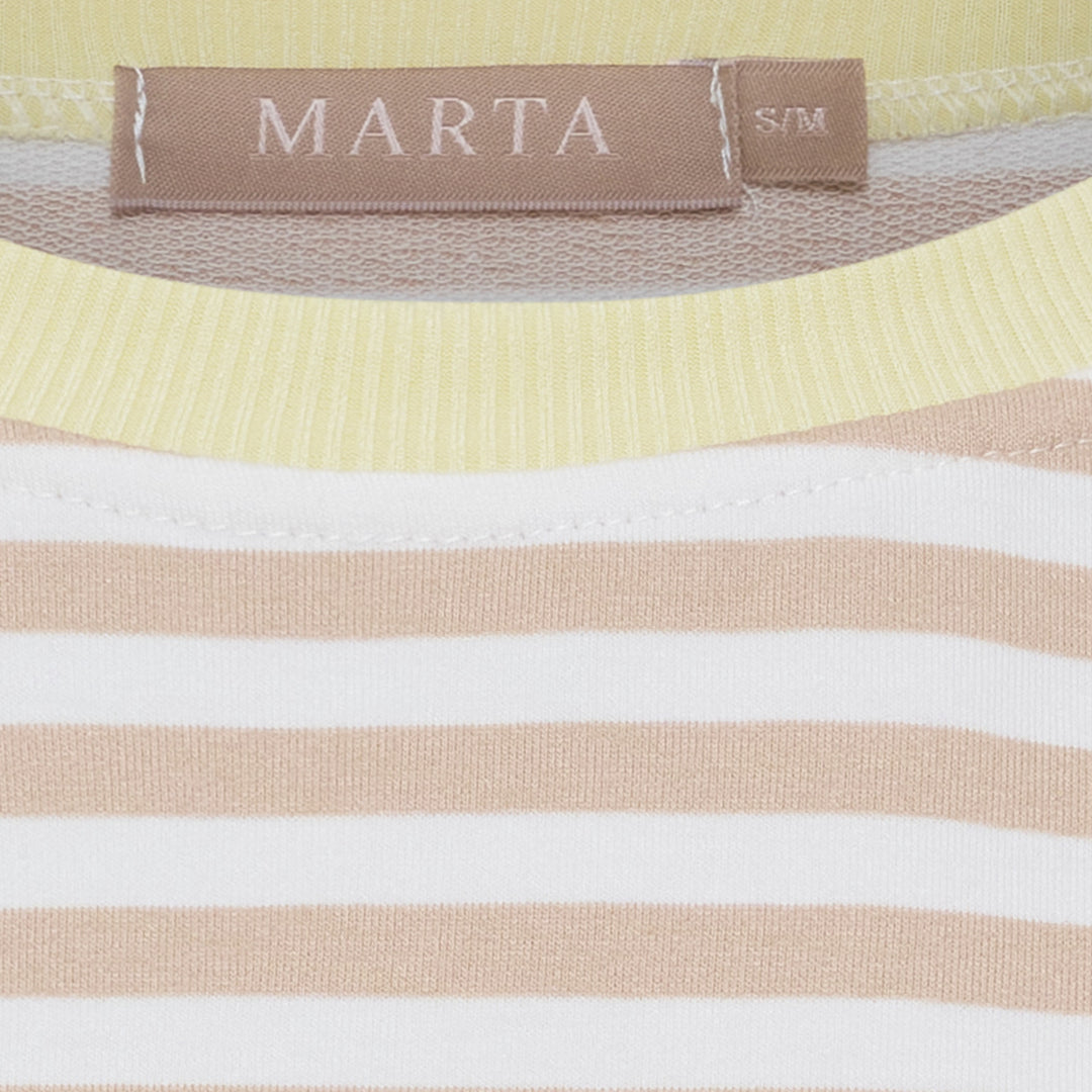 MARTA DU CHATEAU - T-SHIRT - JAMILA 268402 - BEIGE33/GUL7