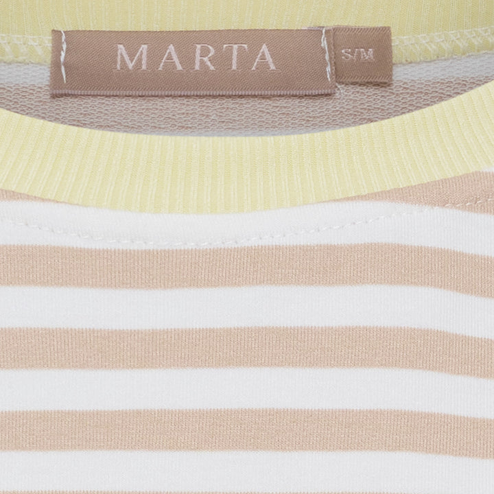 MARTA DU CHATEAU - T-SHIRT - JAMILA 268402 - BEIGE33/GUL7