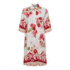 MARTA DU CHATEAU - KJOLE - FLORIELLE 269202 - RED FLOWER