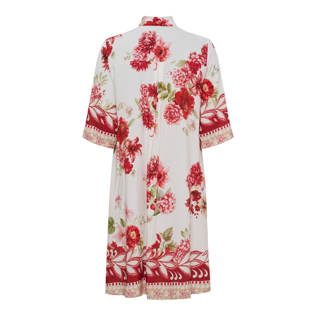 MARTA DU CHATEAU - KJOLE - FLORIELLE 269202 - RED FLOWER