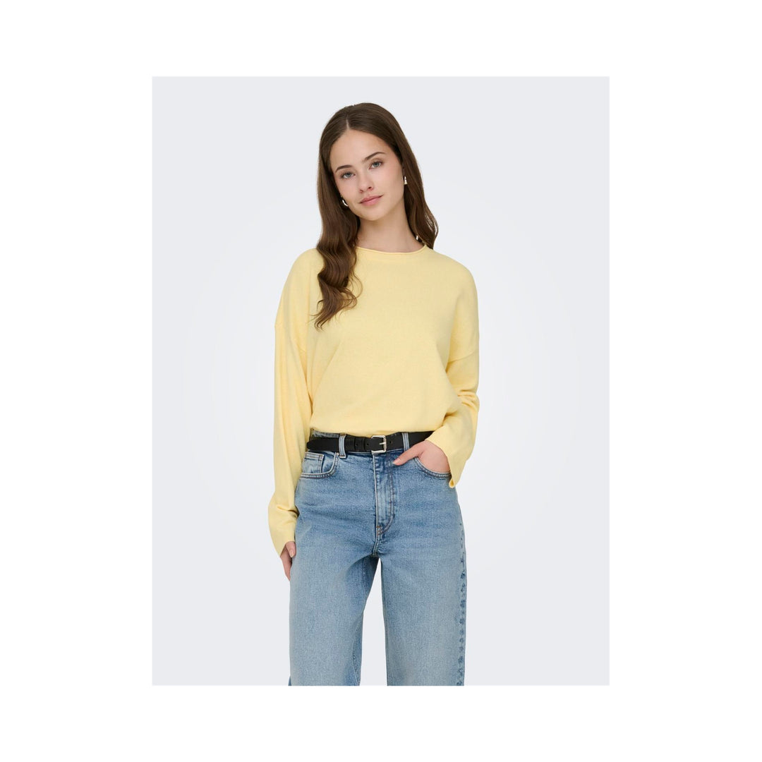 ONLY - PULLOVER - LOYAL AMALIO LS O-NECK KNT 15368958 - SUNLIGHT