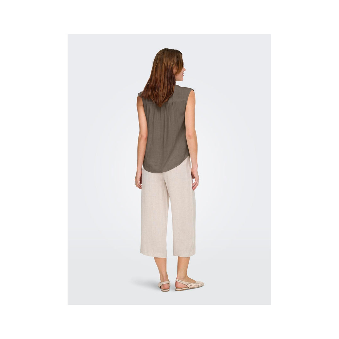 ONLY - SKJORTE - SIESTA 15367416 - WALNUT