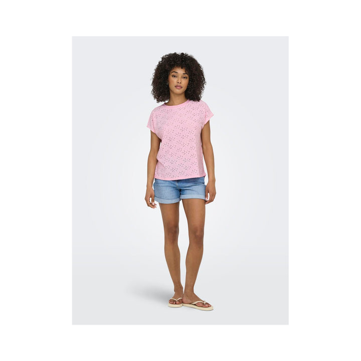 ONLY - T SHIRT - SMILLA 15231005 - ROSEATE SPOONBILL