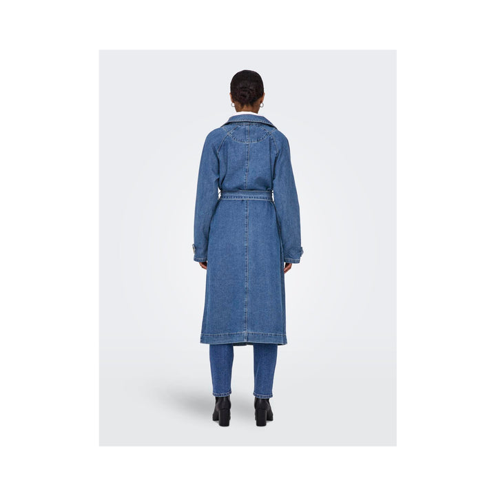 ONLY - TRENCHCOAT - MALOU 15327725 - MEDIUM BLUE DENIM