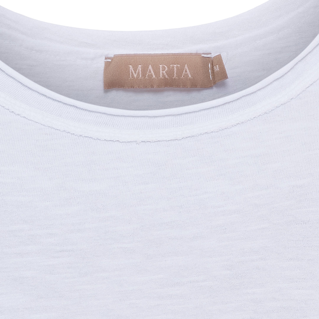 MARTA DU CHATEAU - TOP - NESSA 31028 - WHITE