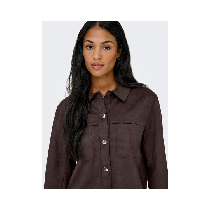 ONLY - SKJORTE - MIRA 15369264 - COFFEE BEAN