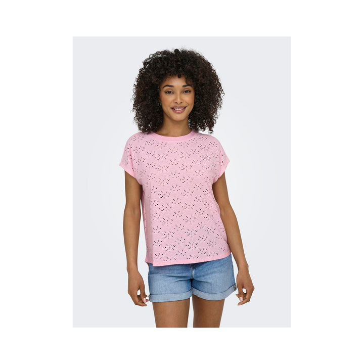 ONLY - T SHIRT - SMILLA 15231005 - ROSEATE SPOONBILL