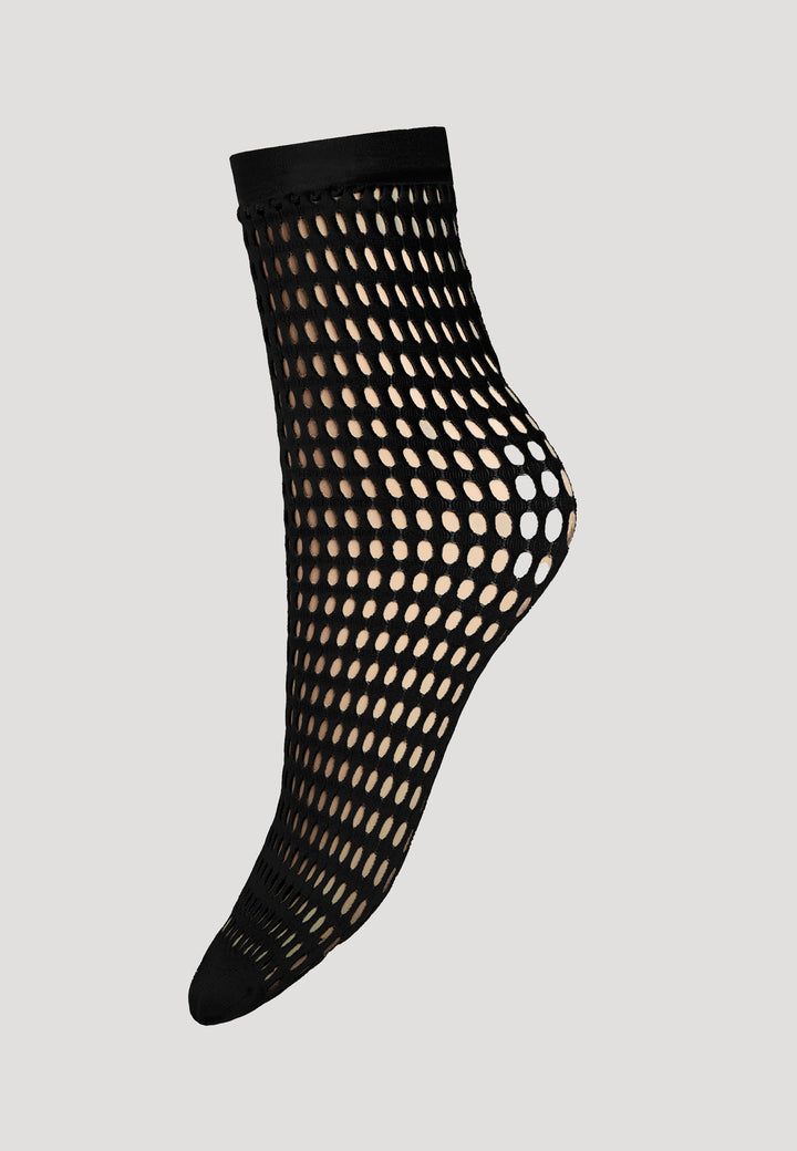 WOLFORD - STRØMPER - ORGANIC NET - 41598 - 7005 - BLACK