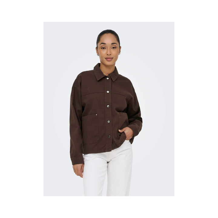 ONLY - JAKKE - SIERRA TWILL 15377209 - CHICORY COFFEE