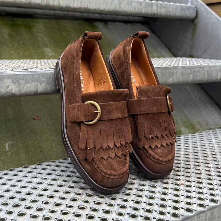 PAVEMENT - LOAFER - MATILDA SUEDE 23381-3 - BROWN OIL