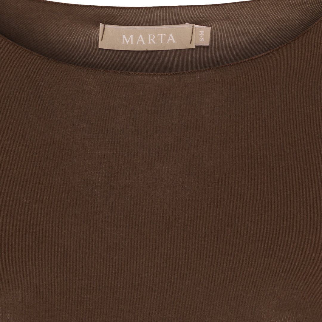 MARTA DU CHATEAU - BLUSE - LEONORA 5894 - MORO