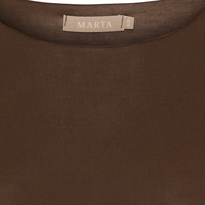 MARTA DU CHATEAU - BLUSE - LEONORA 5894 - MORO
