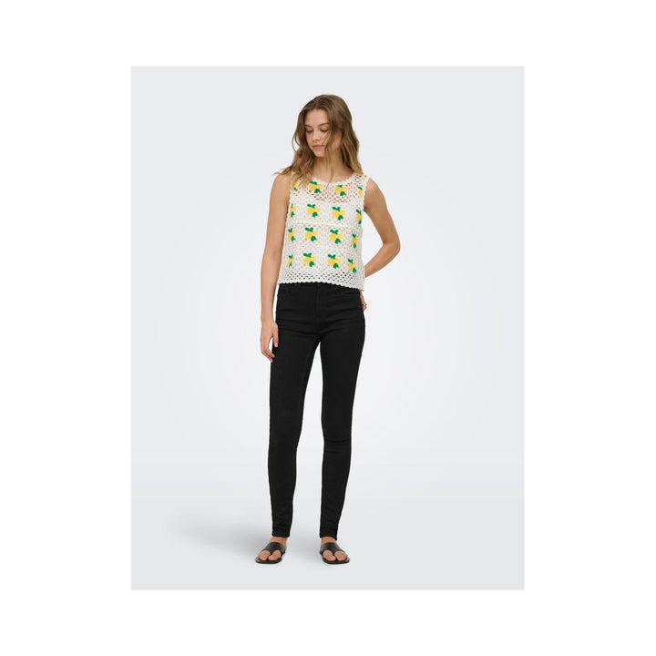 ONLY - TOP - EMMA 15377091 - BIRCH LEMON/YARROW/JELLY BEAN