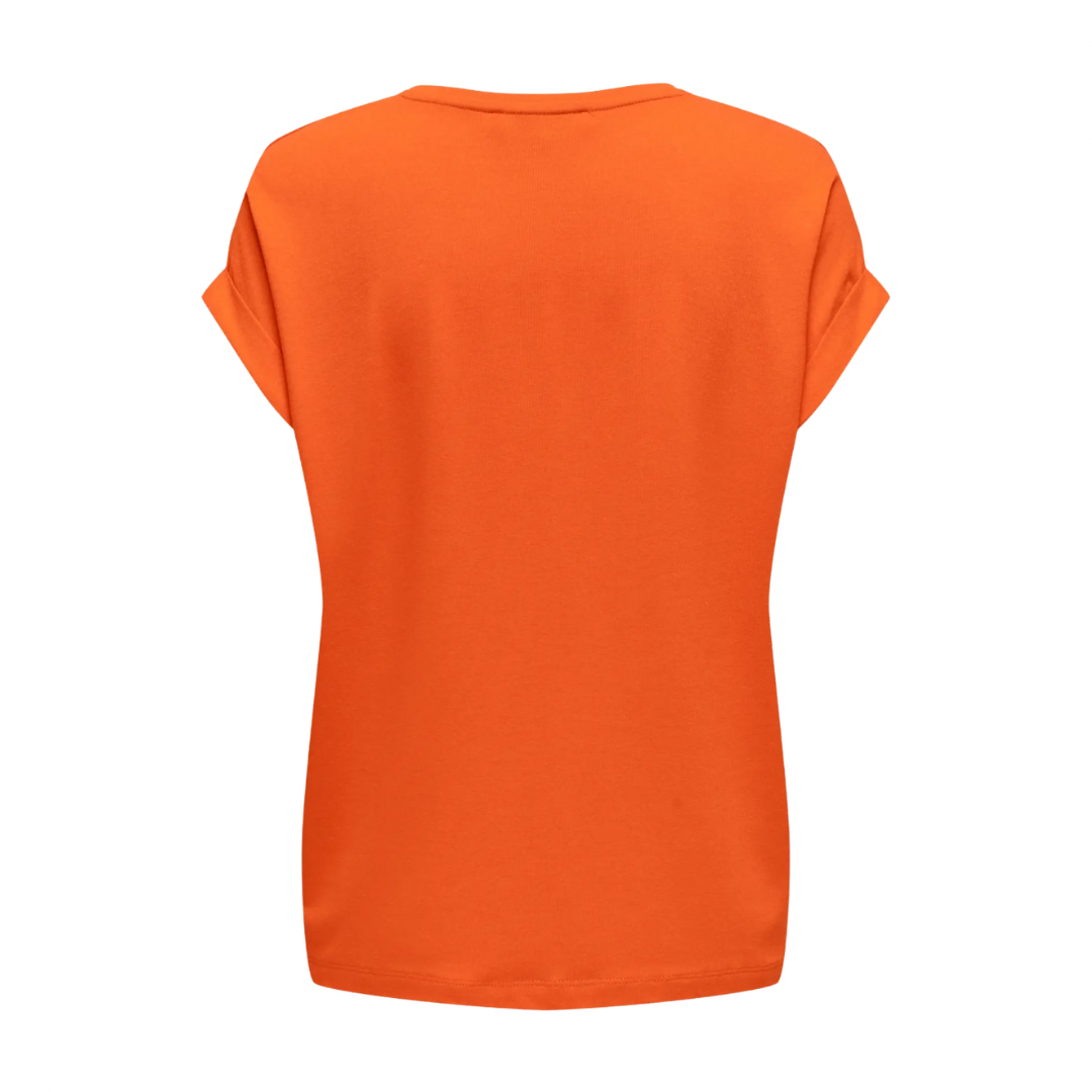 ONLY - T-SHIRT - MOSTER 15106662 - SCARLET IBIS