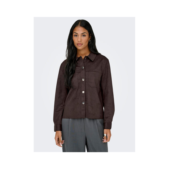 ONLY - SKJORTE - MIRA 15369264 - COFFEE BEAN