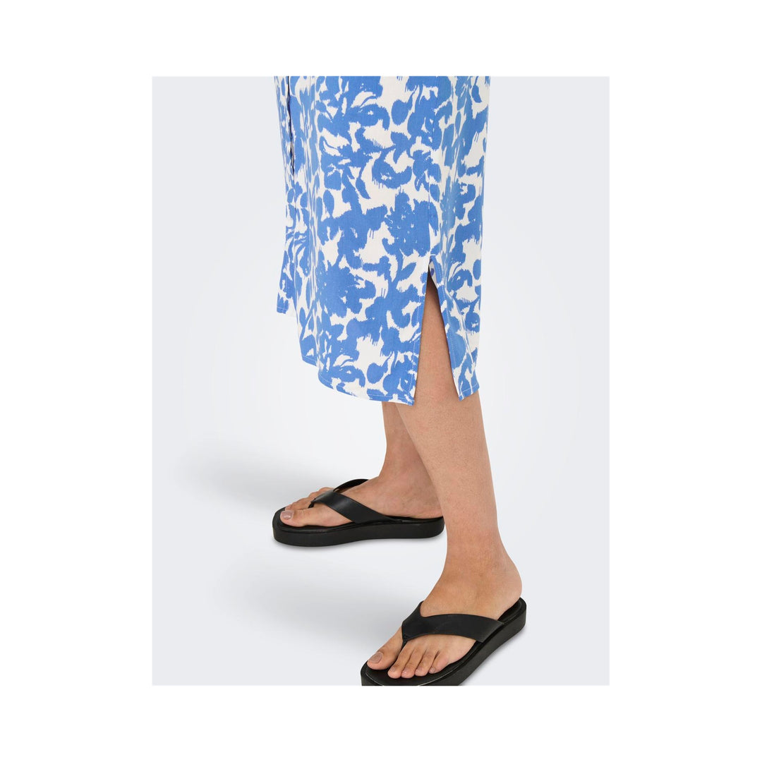 ONLY - KJOLE - YASMIN 15357241 - CLOUD DANCER TANIA NEBULAS BLUE