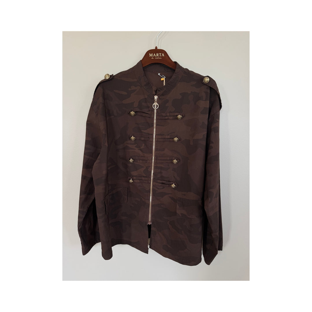 MARTA DU CHATEAU - JAKKE - SOLSTICE 22322 - CHOCOLATE