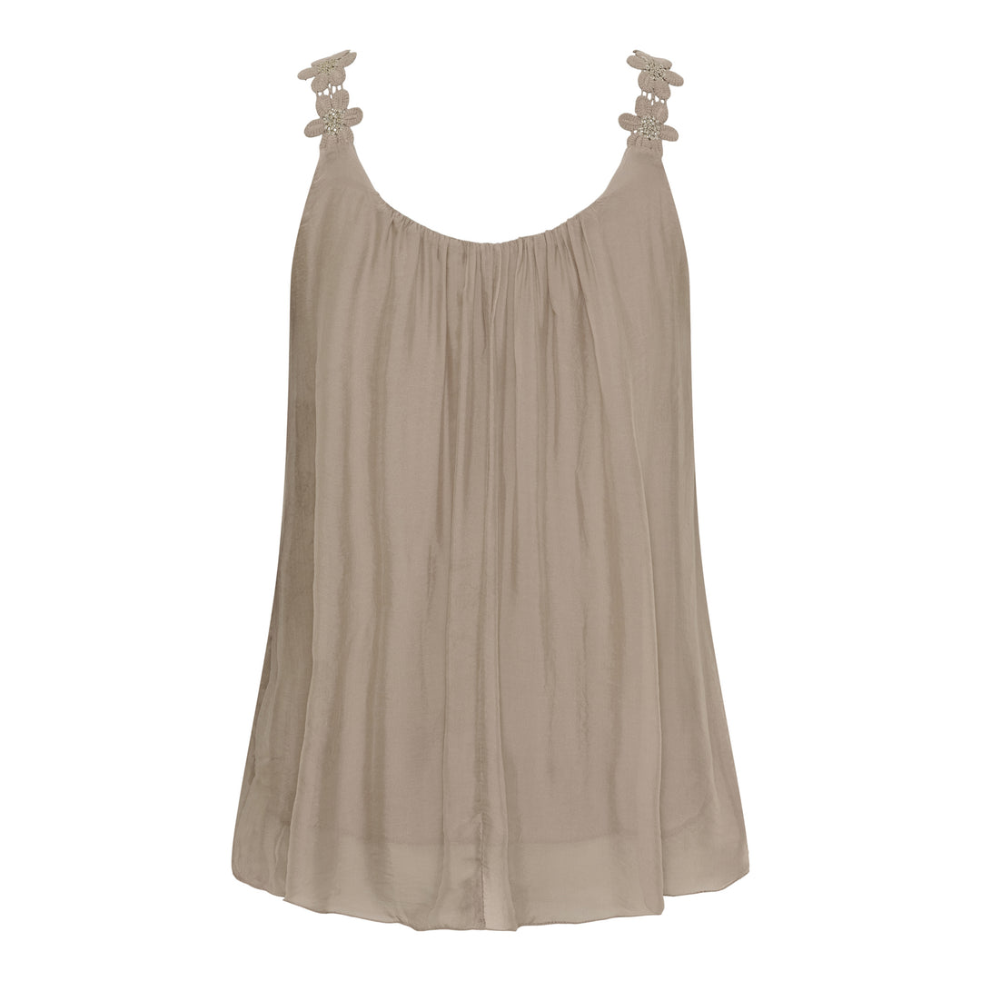 MARTA DU CHATEAU - TOP - AGNESE 61321 - FANGO
