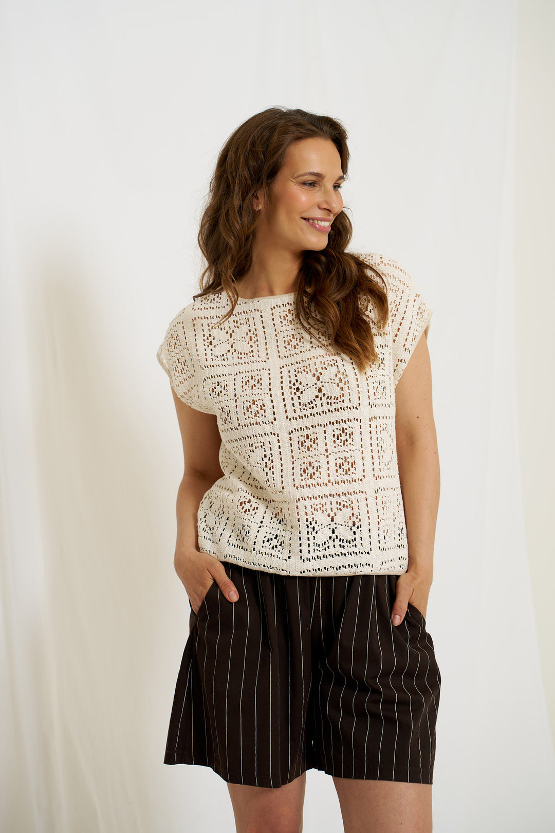 MARTA DU CHATEAU - BLUSE - DIORA 68533 - NATURALE