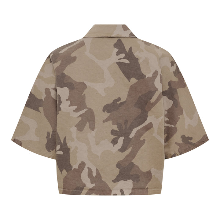 MARTA DU CHATEAU - SKJORTEJAKKE - QUARTZ - 68815M - BEIGE CAMO