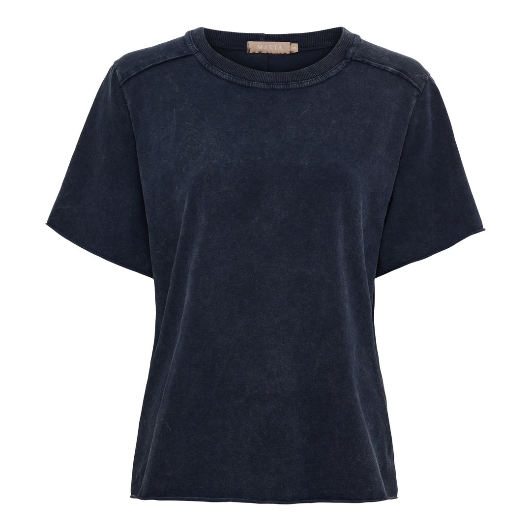 MARTA DU CHATEAU - T-SHIRTS - ALOUETTE - 68871  - NAVY