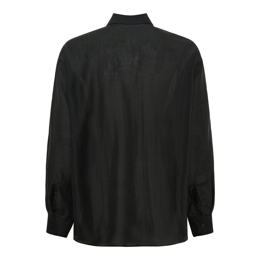 MARTA DU CHATEAU - SKJORTE - SECRET 68974 - BLACK