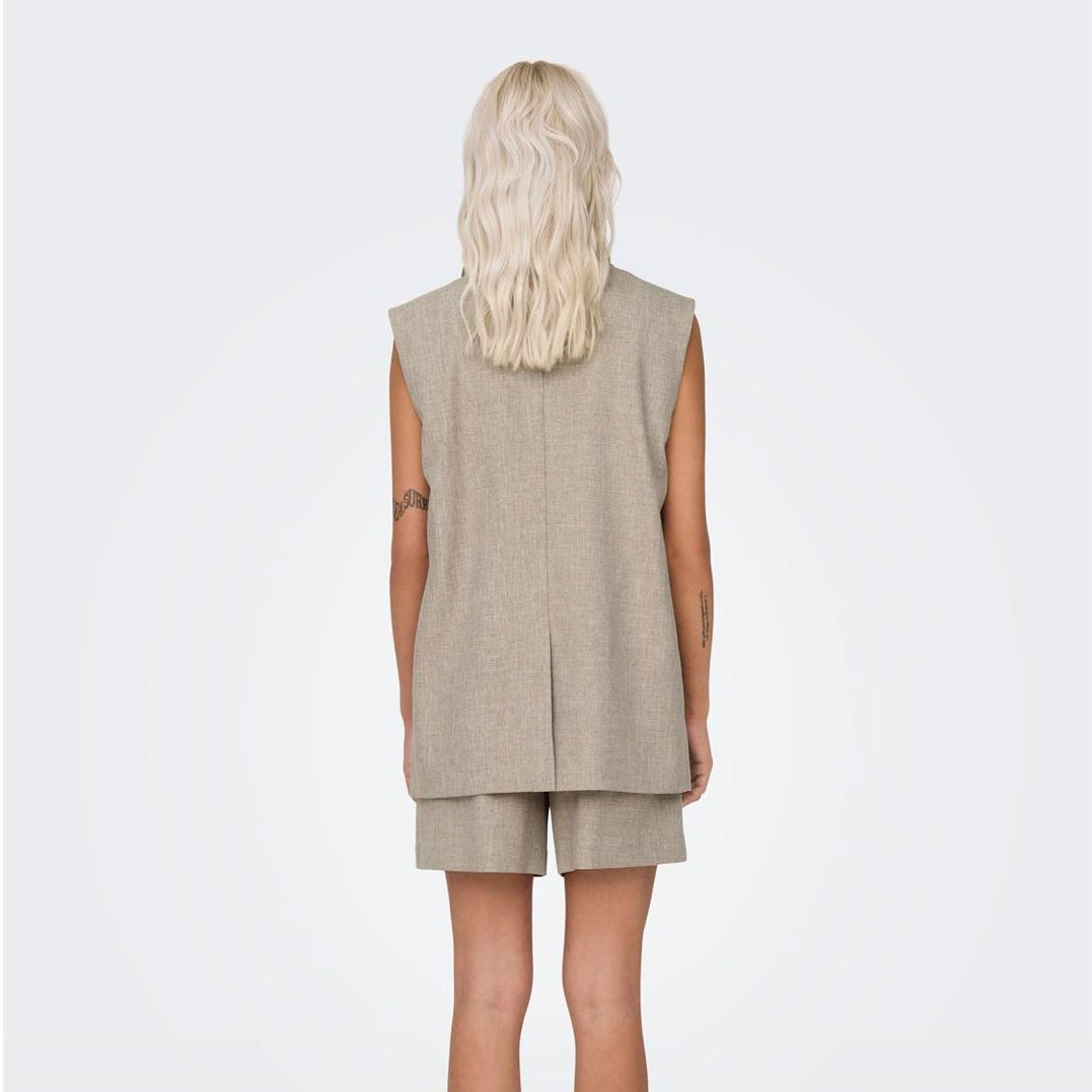 ONLY - VEST - LINDA 15314265 - FUNGI MELANGE