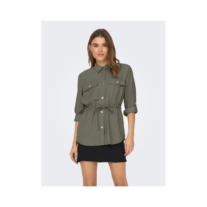 ONLY - SKJORTE - ARIS 15310852 - SMOKEY OLIVE