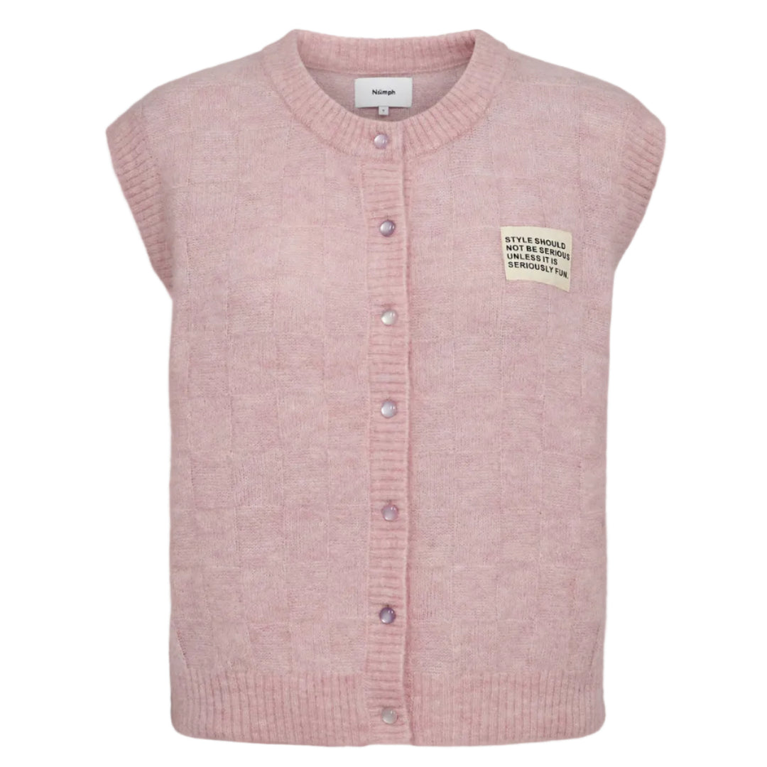NÜMPH - VEST - RIETTE 706928 - PINK LADY