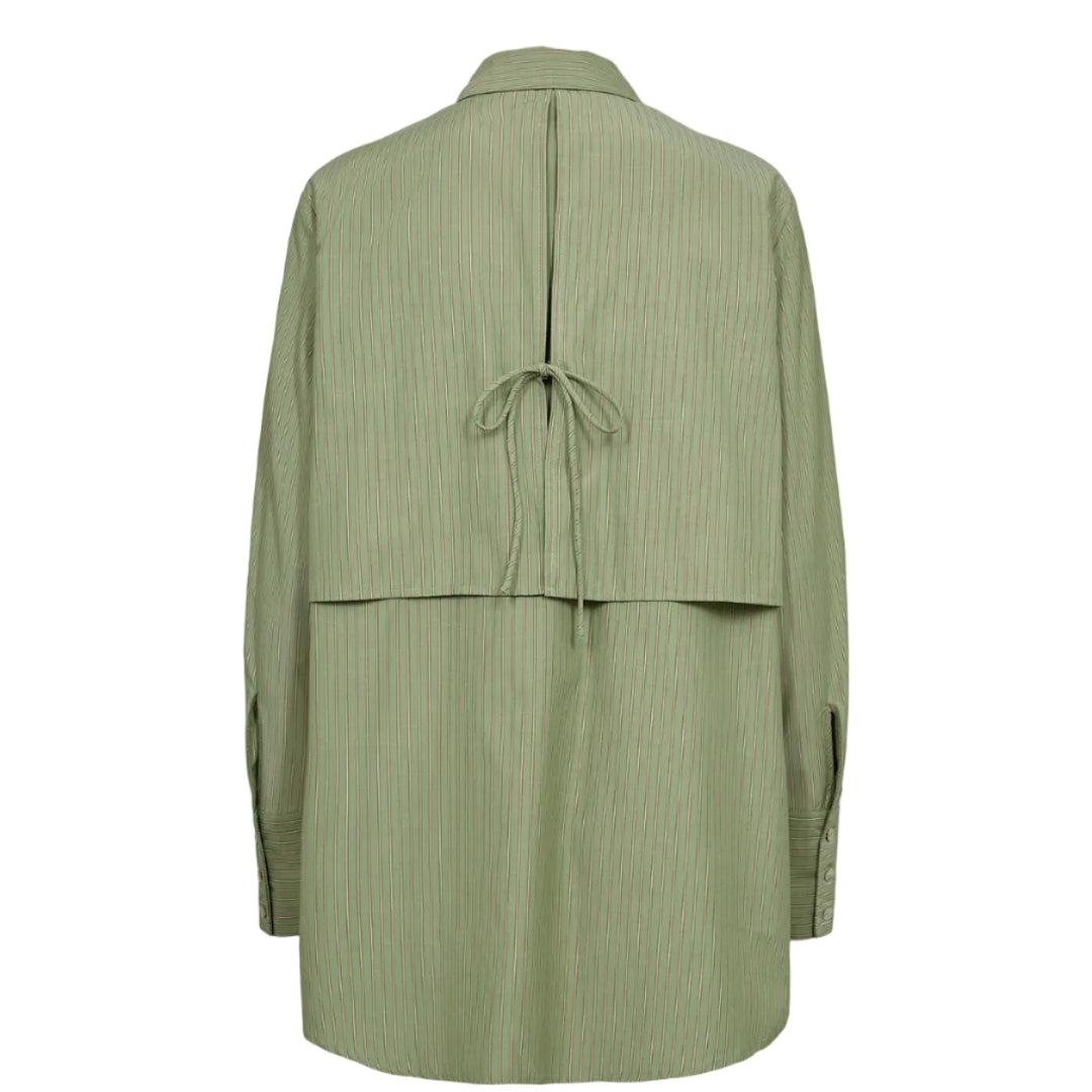 NÜMPH - SKJORTE - MICJA 707051 - FOREST GREEN