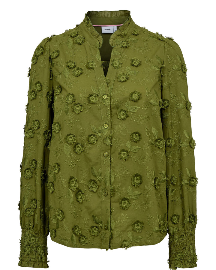 NUMPH - SKJORTE -  LENEA - 707312 -  calla green