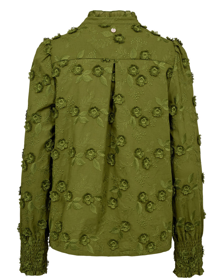 NUMPH - SKJORTE -  LENEA - 707312 -  calla green