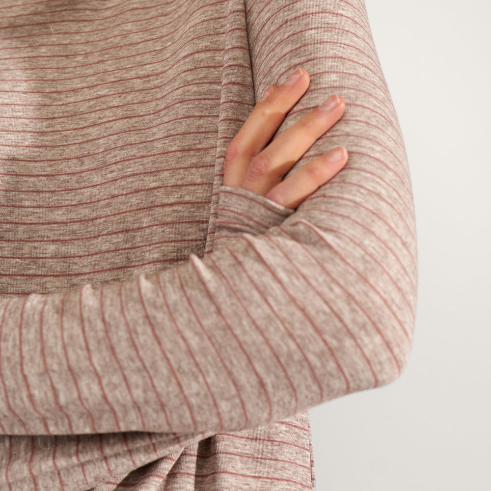 NÜMPH - BLUSE - LANIS - 707393 - 0565 - GRAY MORN MELANGE