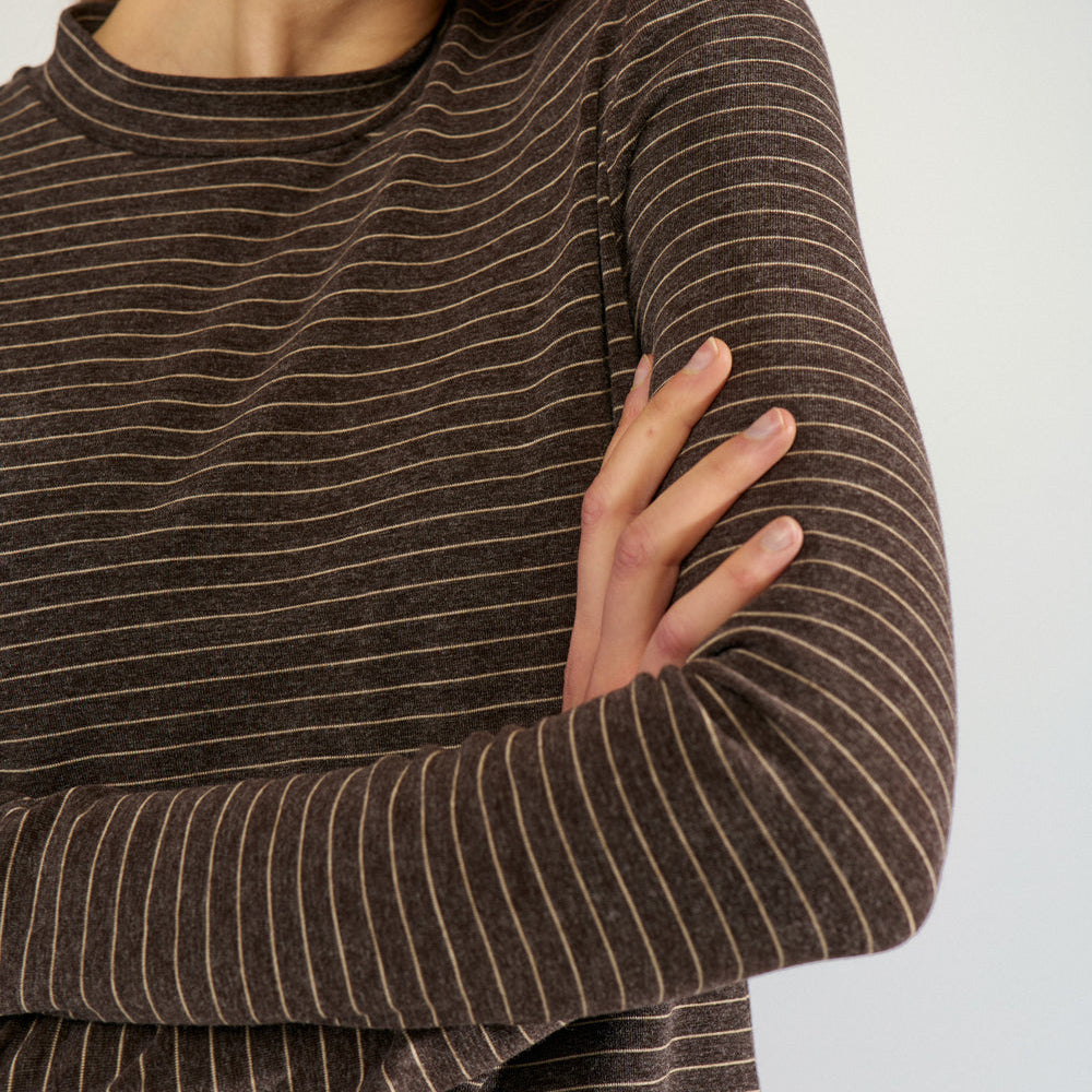 NÜMPH - BLUSE - LANIS - 707393 - 5698 - BLACK COFFEE