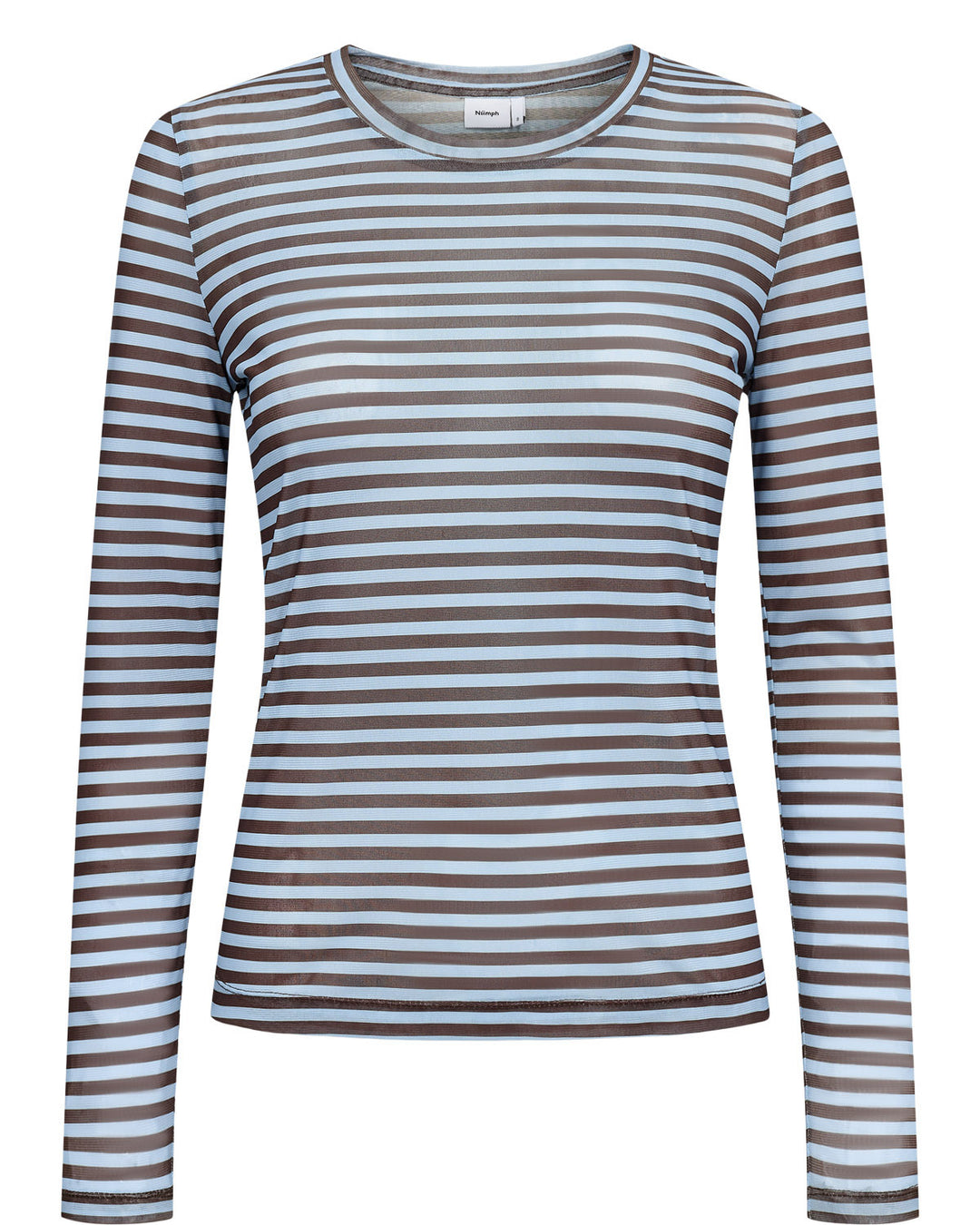 NUMPH - MESH BLUSE STRIP - SINE - 707994 - floaty blue