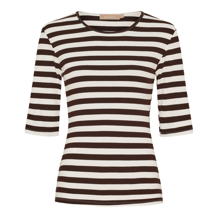 MARTA DU CHATEAU - T-SHIRT - NENA 7524 - MARONE
