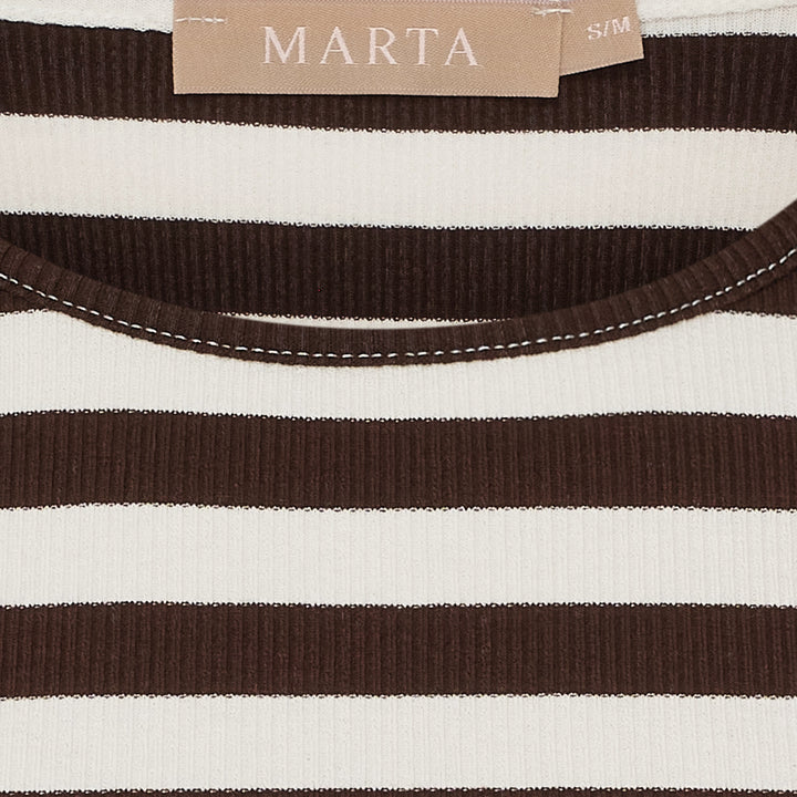 MARTA DU CHATEAU - T-SHIRT - NENA 7524 - MARONE