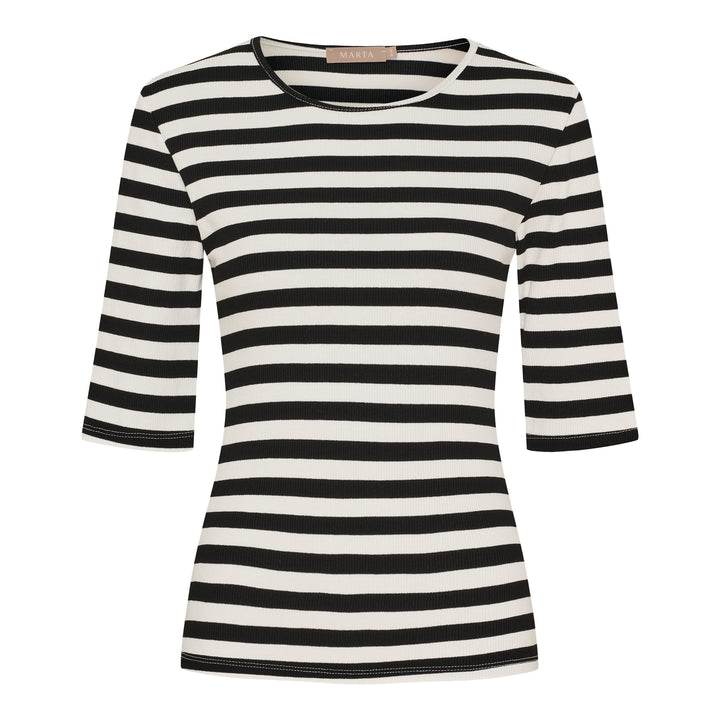 MARTA DU CHATEAU - T-SHIRT - NENA 7524 - NERO